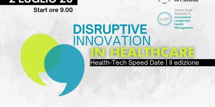 Giovedì 2 luglio, al Monastero dei Benedettini, Disruptive Innovation in Healthcare