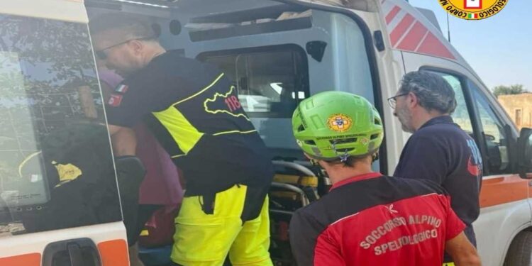 Intervento del Soccorso Alpino a Cavagrande del Cassible