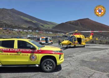 Intervento del Soccorso Alpino ai Crateri Silvestri