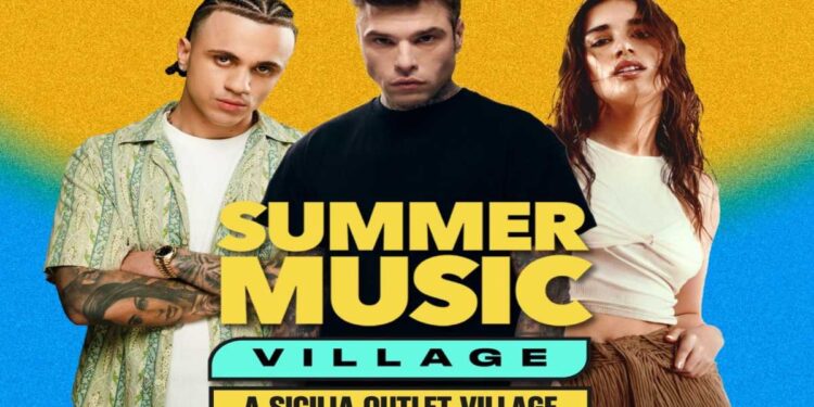 Tre eventi gratuiti a luglio: Samurai Jay, Fedez e Clara a Sicilia Outlet Village