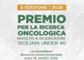 Premio Studio per la Ricerca Oncologica: online il bando per ricercatori siciliani under 40